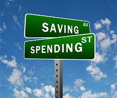 saving and spending (Photo credit: 401(K) 2013)