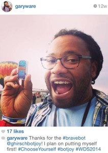 Gary posted his bravebot on instagram